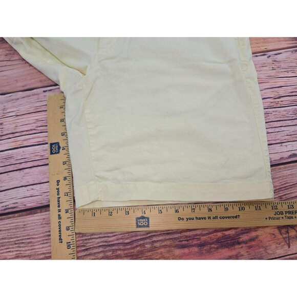 Peter Millar Mens Yellow Cotton Chino Shorts 38 Classic Fit - Picture 5 of 5